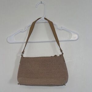 The Sak Tan Woven Shoulder Bag